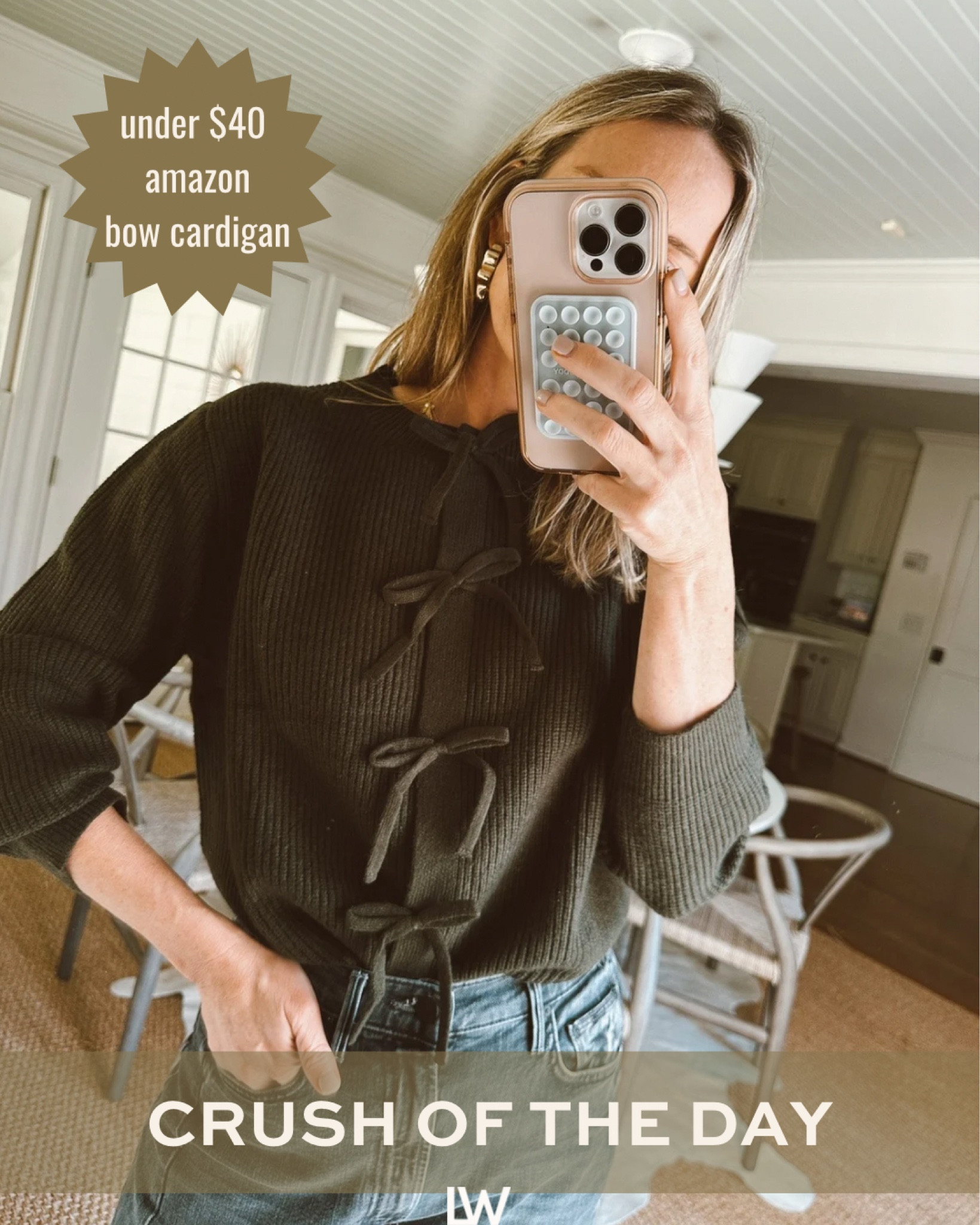 crush of the day… this under $40 cardigan with the cutest bow details 🎀 shop all of the colors here ✨

#LTKFindsUnder50 #LTKSeasonal #LTKStyleTip