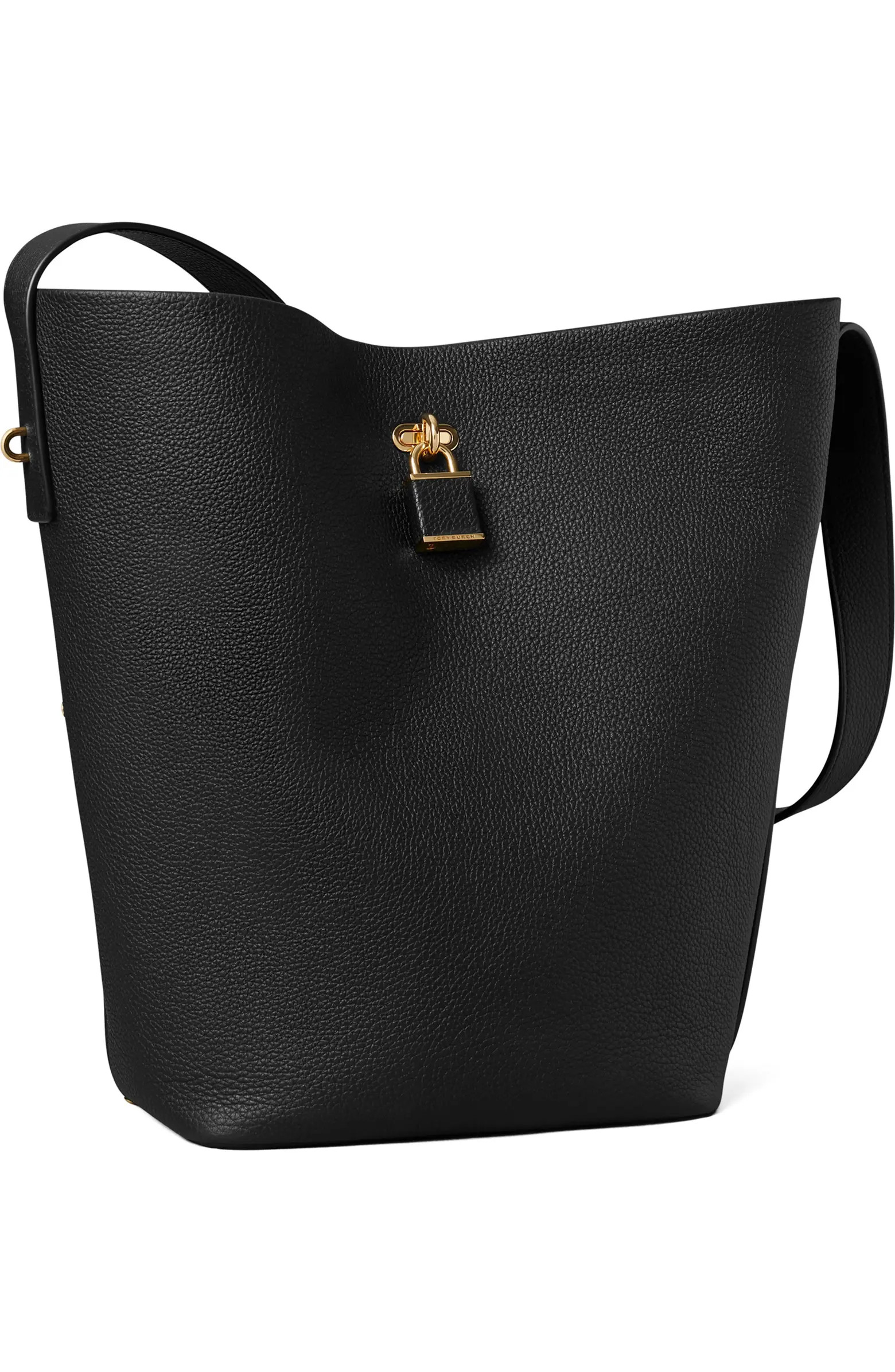 Slim Lock Leather Bucket Bag | Nordstrom