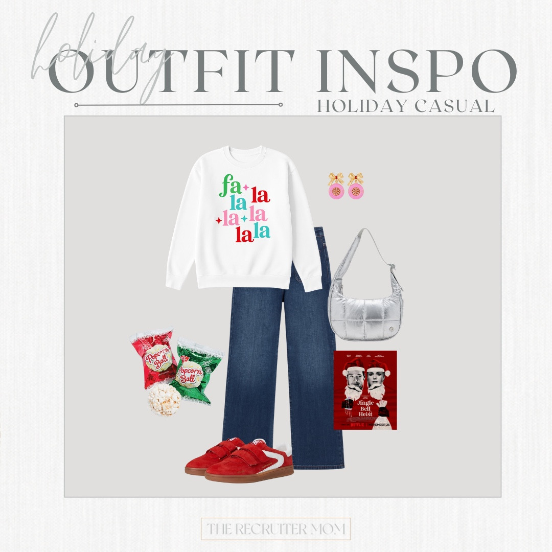 Holiday Casual Everyday Outfit #holidayshirt #holidaystyle #netflixholidaymovie #afforableholidayoutfit 

 

#LTKHoliday #LTKSeasonal #LTKFindsUnder50