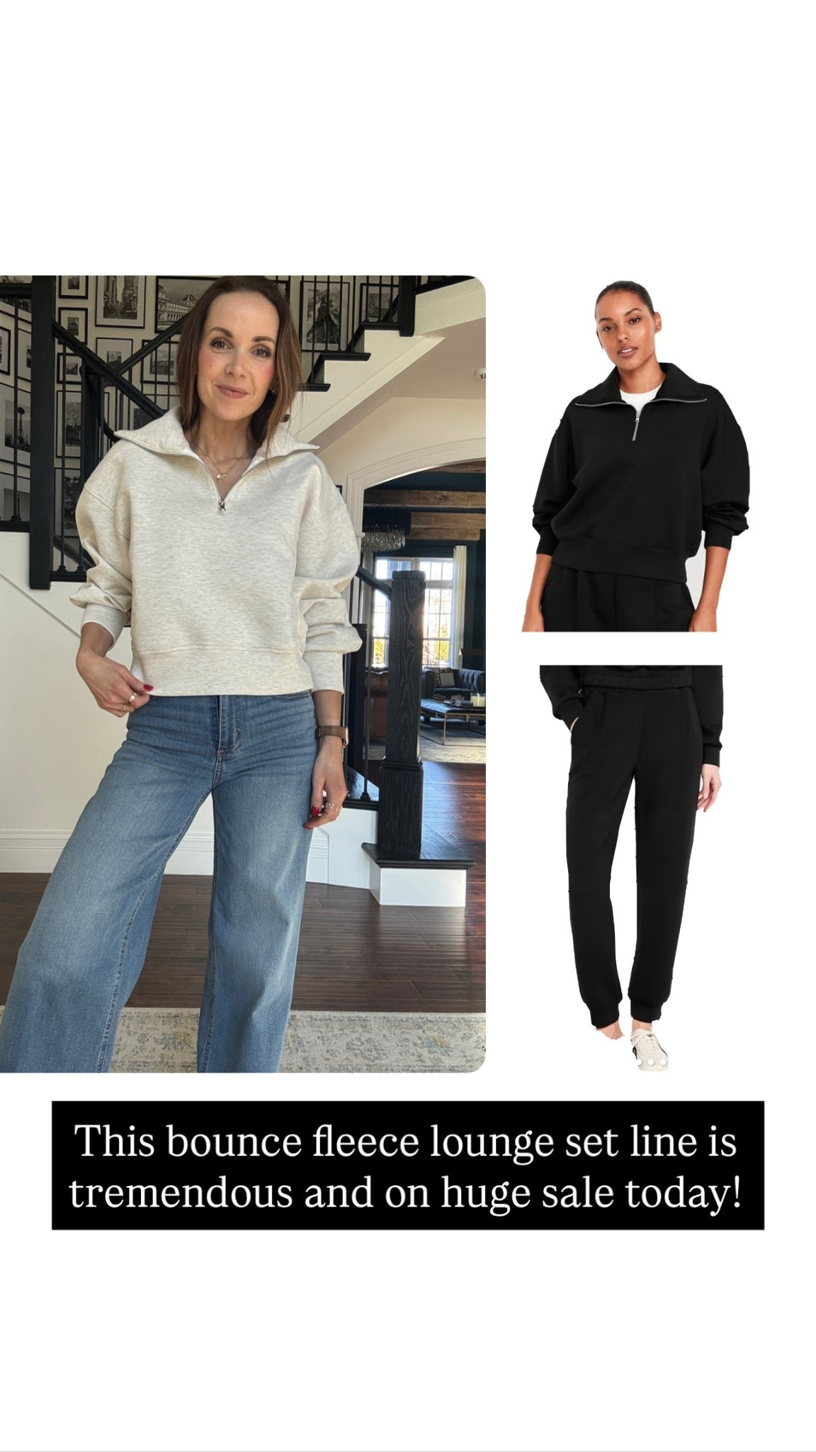 This bounce fleece line is so soft and squishy!