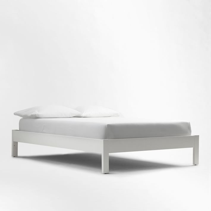 Simple Bed Frame - White | West Elm (US)