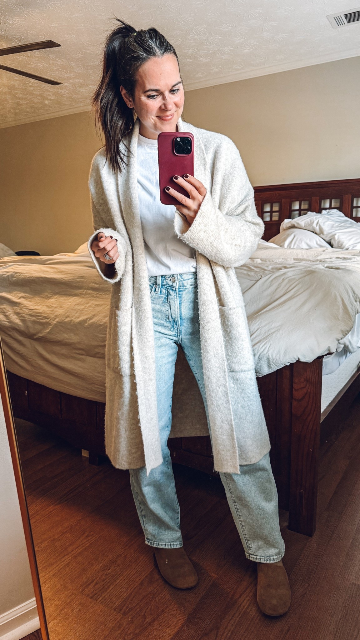 Jeans 50% off! Fit tts (wearing a 4 regular) 

#LTKSaleAlert #LTKootd