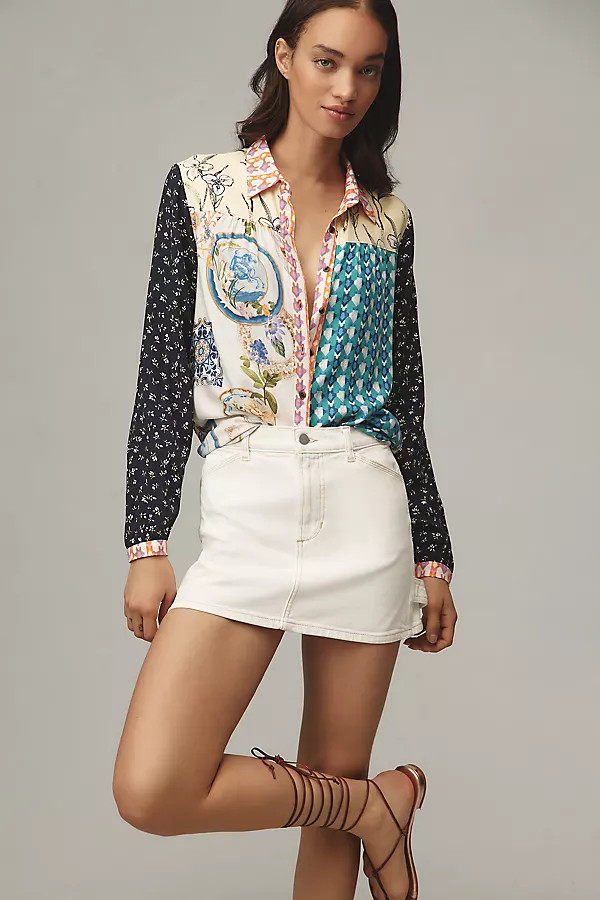 The Paz Buttondown Shirt by Maeve | Anthropologie (US)