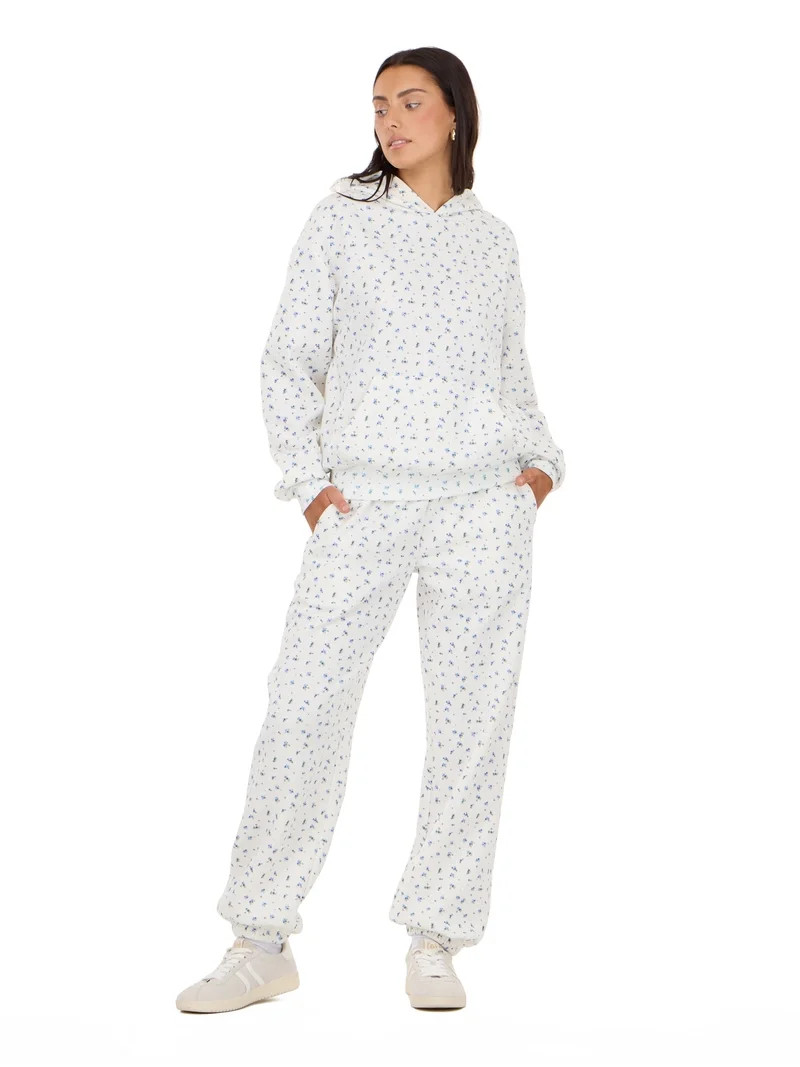 Forever 21 Women's and Women's Plus Americana Fleece Jogger Sweatpants, Sizes XXS-4X | Walmart (US)