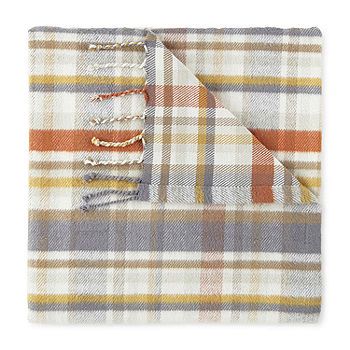 Amber Glow Plaid Table Throw | JCPenney