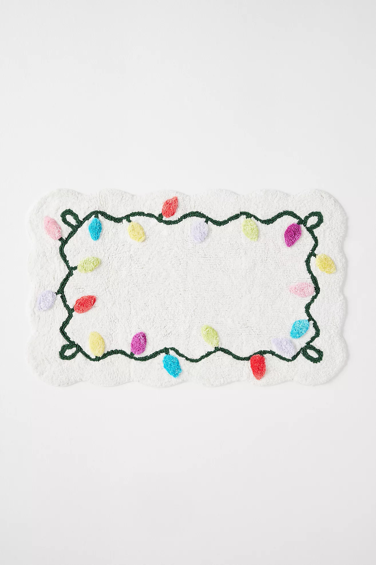 String Lights Tufted Bath Mat | Anthropologie (US)