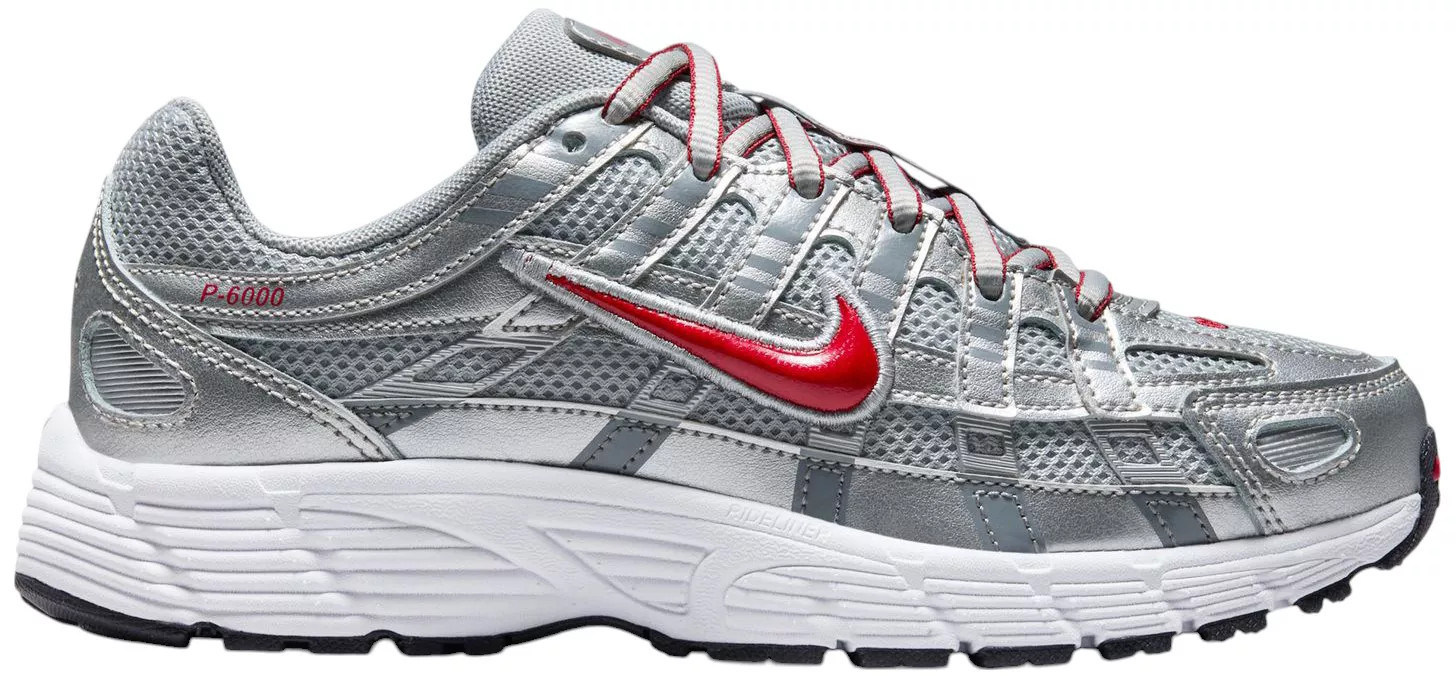Nike Kids' Grade School P-6000 Shoes, Size 6, Red/Silver | DICK'S Sporting Goods