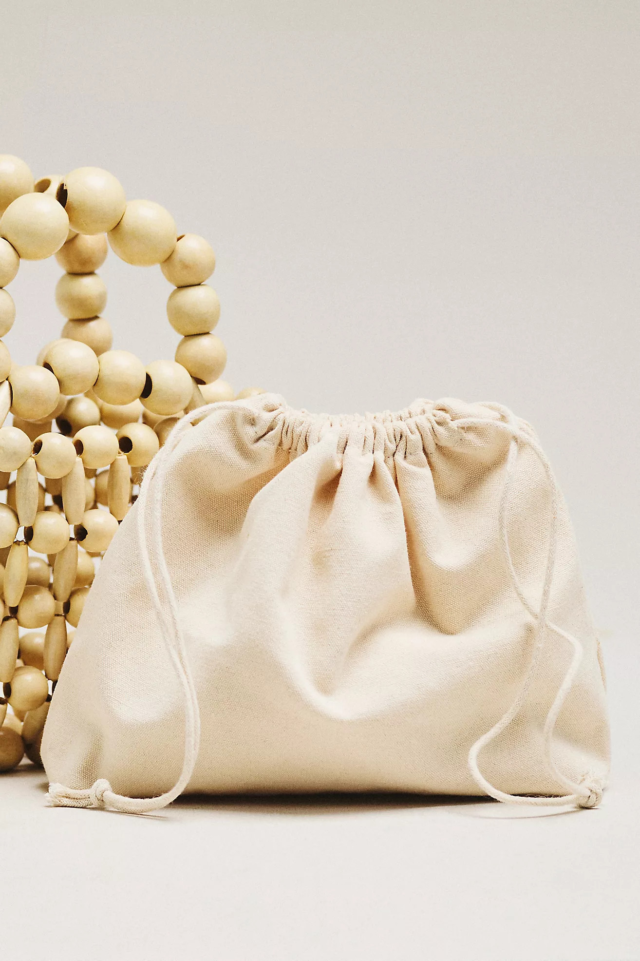 Wood Bead Top-Handle Mini Satchel | Anthropologie (US)