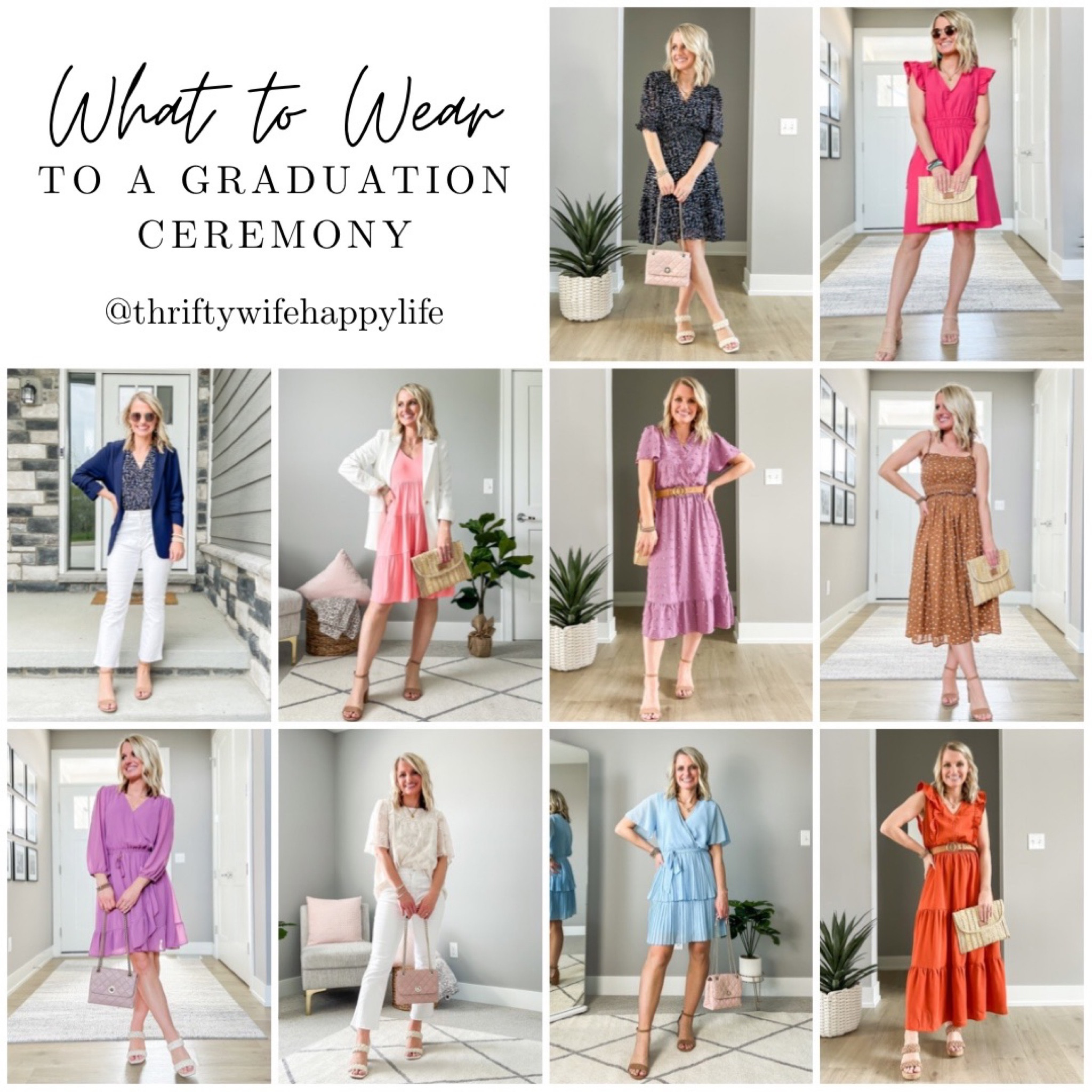 What to wear to a graduation ceremony. Here are some outfits that I have recently shared that I think would work as graduation guest outfits!

#LTKSeasonal #LTKFind #LTKunder100