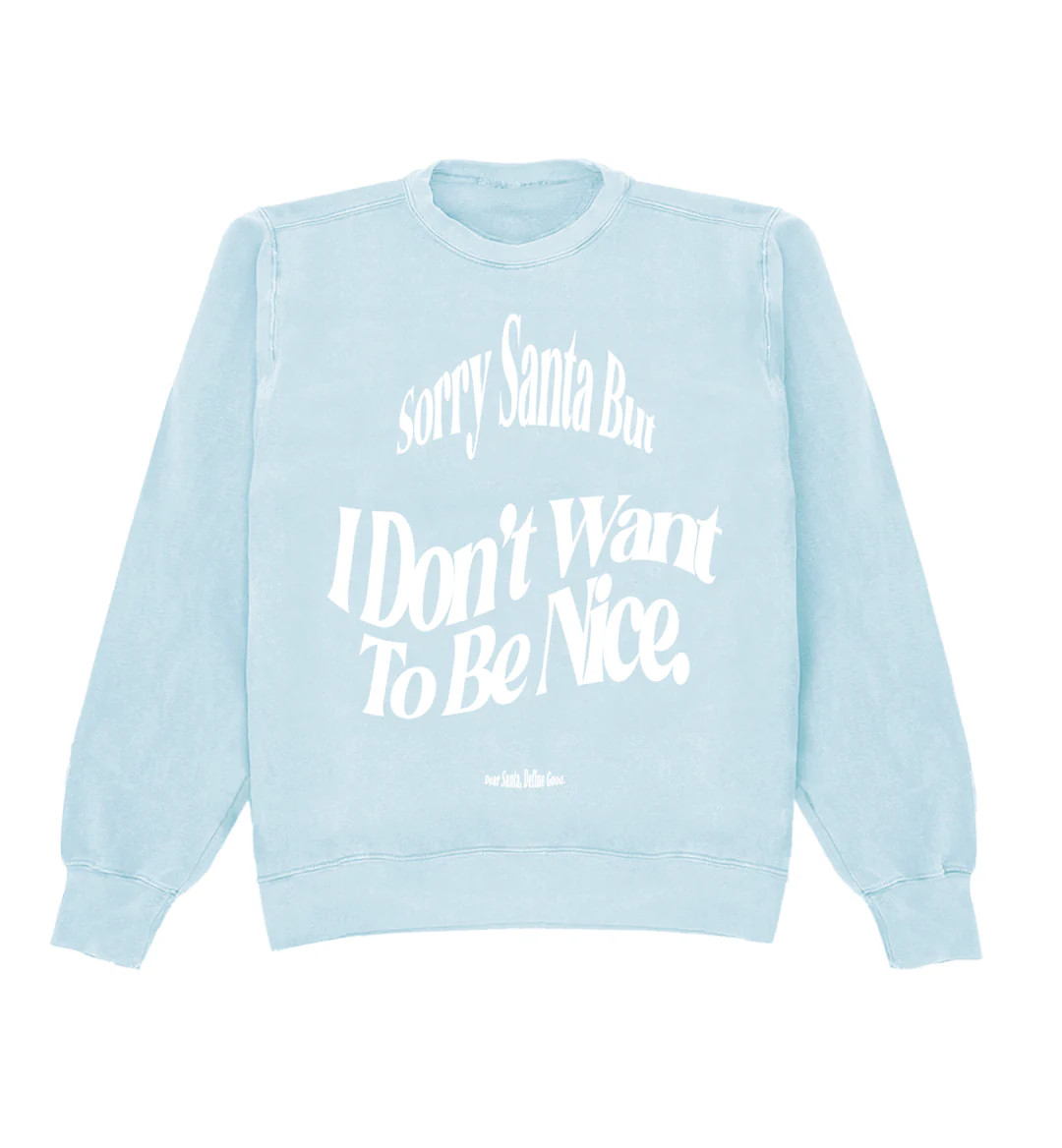 Sorry Santa Crewneck | Shop Kristin Jones