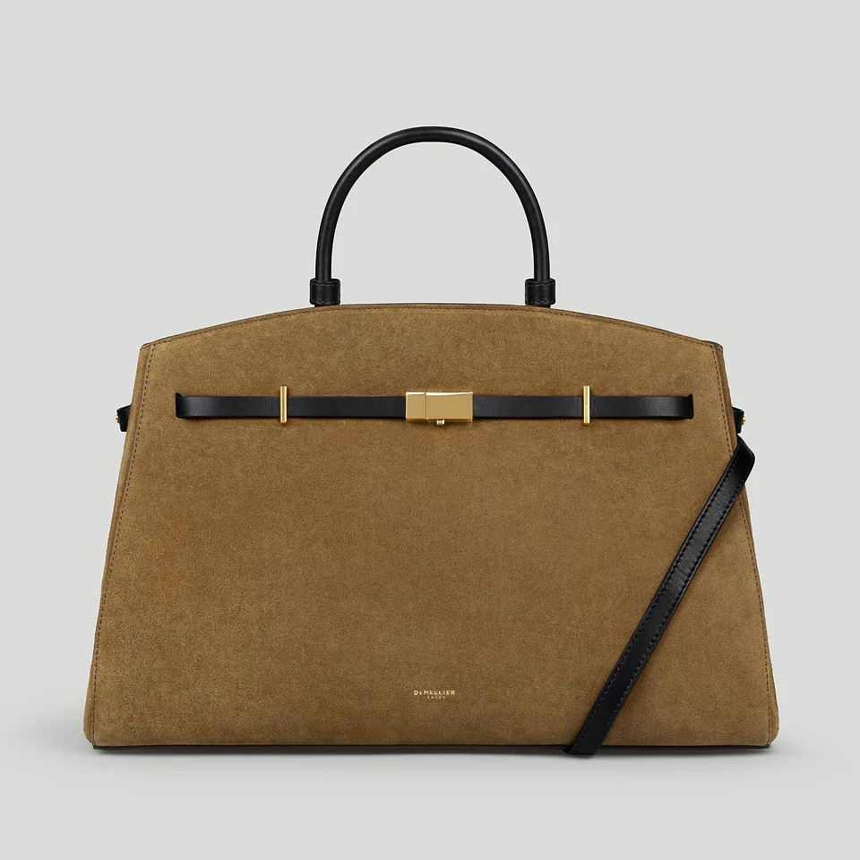 The Hudson | Tobacco Suede & Black Smooth | DeMellier | DeMellier