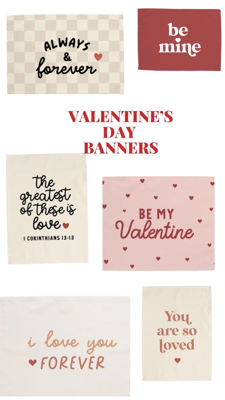 The cutest banners for Valentine’s Day ❤️

#LTKMostLoved #LTKparties #LTKfindsunder50