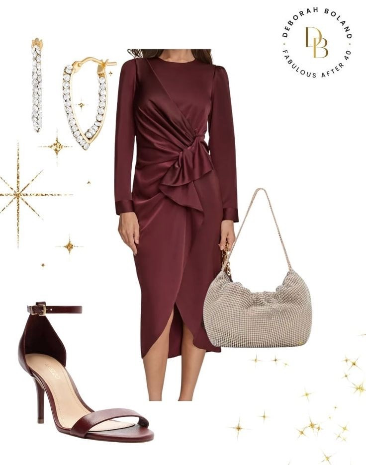 Feeling festive in deep plum 💜✨
This holiday party dress with ruching is flattering, elegant, and just the right amount of drama for the season. Perfect for twirling under the lights, sipping something sparkling, and celebrating all the little moments that make the holidays so special 🎄💫

#LTKHoliday #LTKOver40 #LTKSeasonal