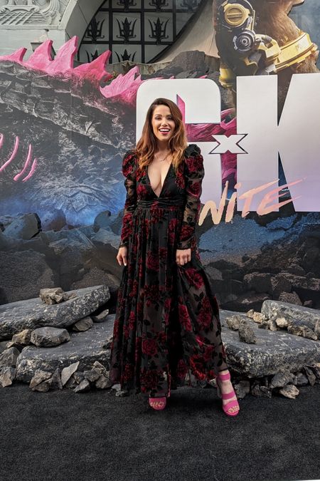 Wore this stunning Rachel Parcell puff sleeve velvet burnout dress and Pashion footwear heels that are convertible from flats to heels to the Godzilla x Kong World Premiere

#LTKshoecrush #LTKstyletip #LTKwedding