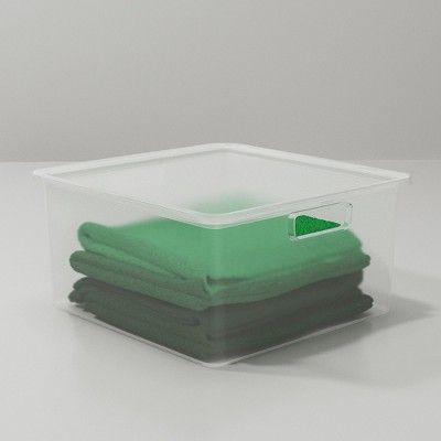 Half Plastic Sweater Bin Clear - Made By Design™ | Target