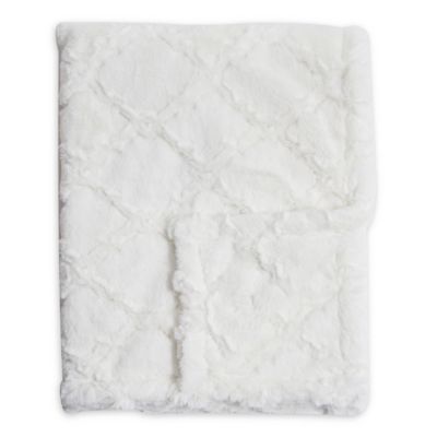 Baby Laundry® Plush Baby Blanket in Ivory | buybuy BABY