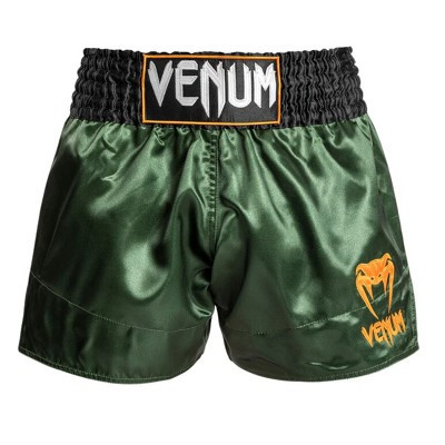 Venum Classic Muay Thai Shorts - Small - Green/Black/Gold | Target