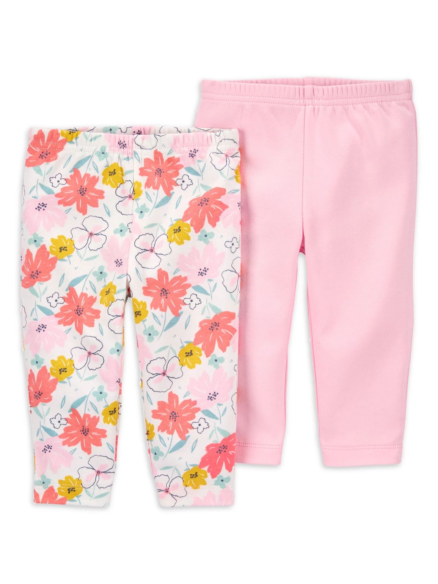 Carter's Child of Mine Baby Girl Pants, 2-Pack, Sizes Preemie-24 Months | Walmart (US)