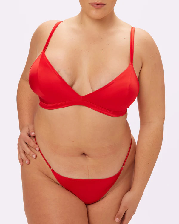 Luminous Glow Triangle Bralette Glow Satin | Brand New! | Parade | Parade