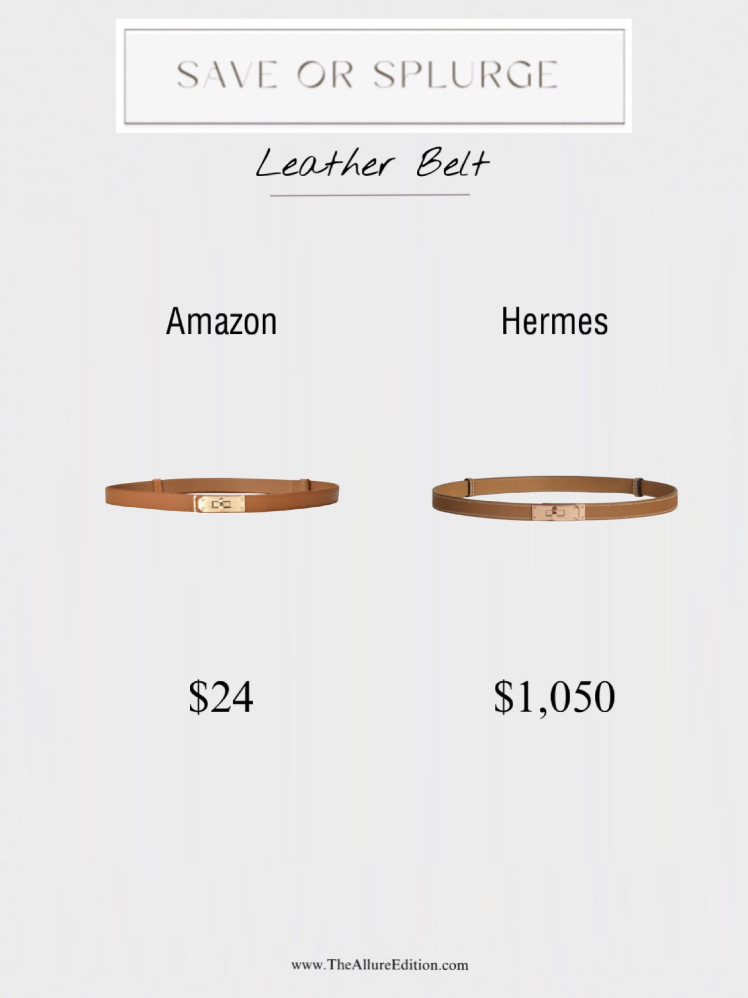 SAVE or SPLURGE
FULL BLOG AT www.TheAllureEdition.com
Sardine leather bag
Hermes kelly belt
Tweed bag

#LTKstyletip #LTKfindsunder100