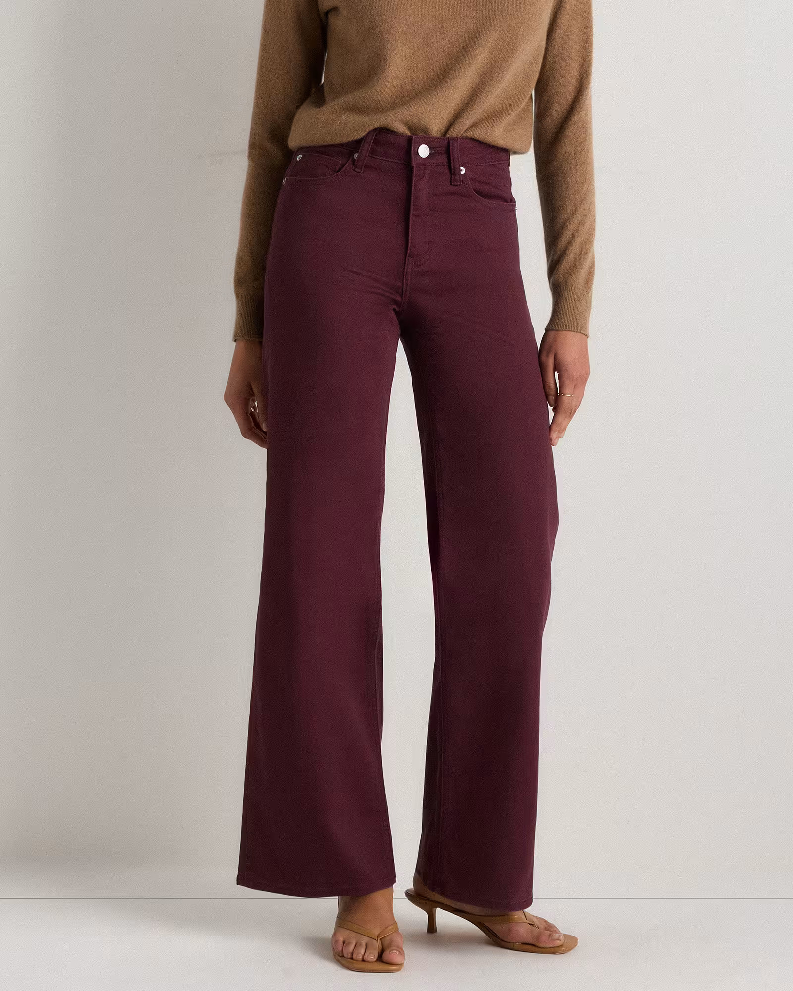 Bella Stretch Wide Leg Jeans | Quince