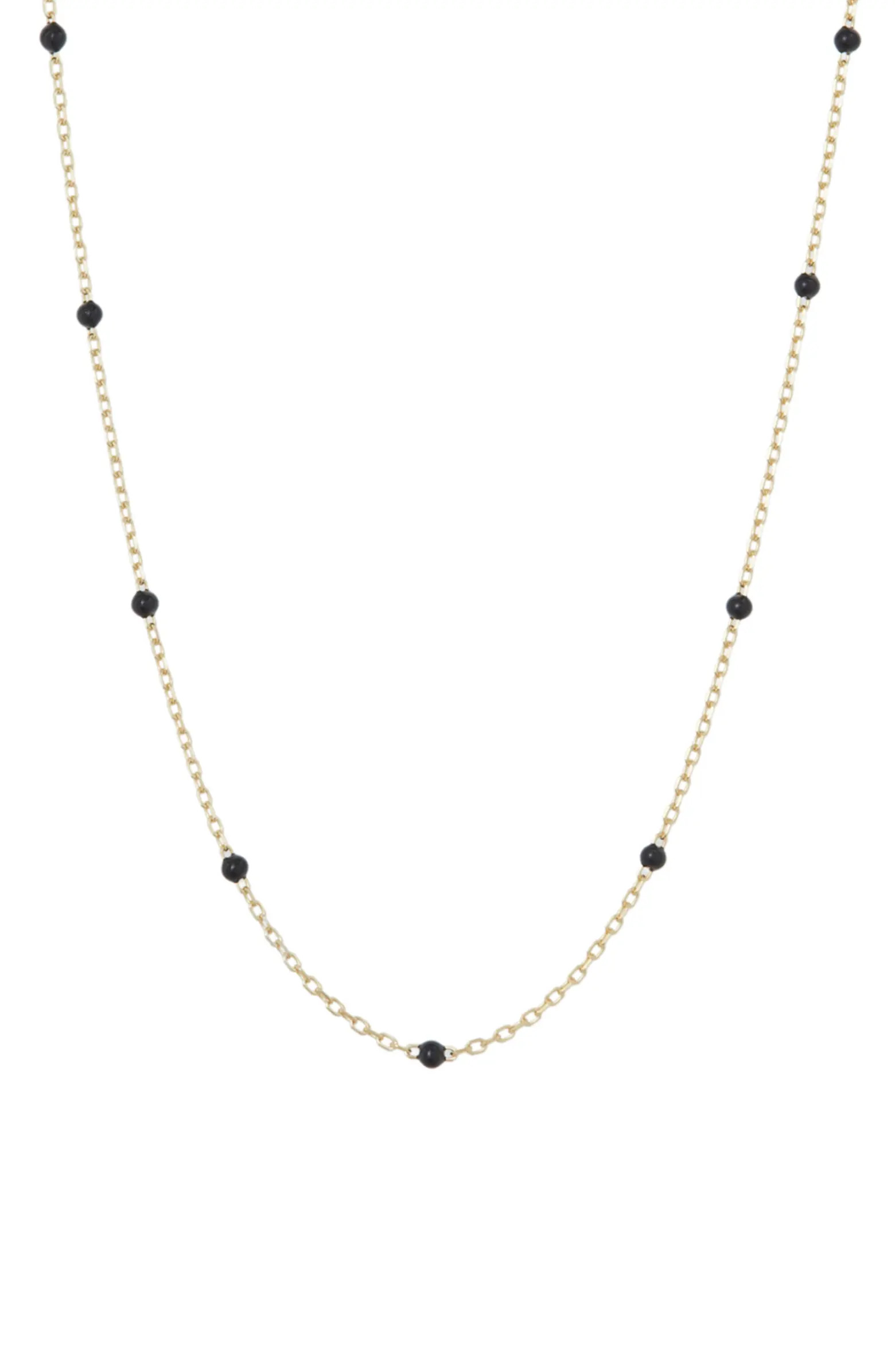 Enamel Dot Station Necklace | Nordstrom