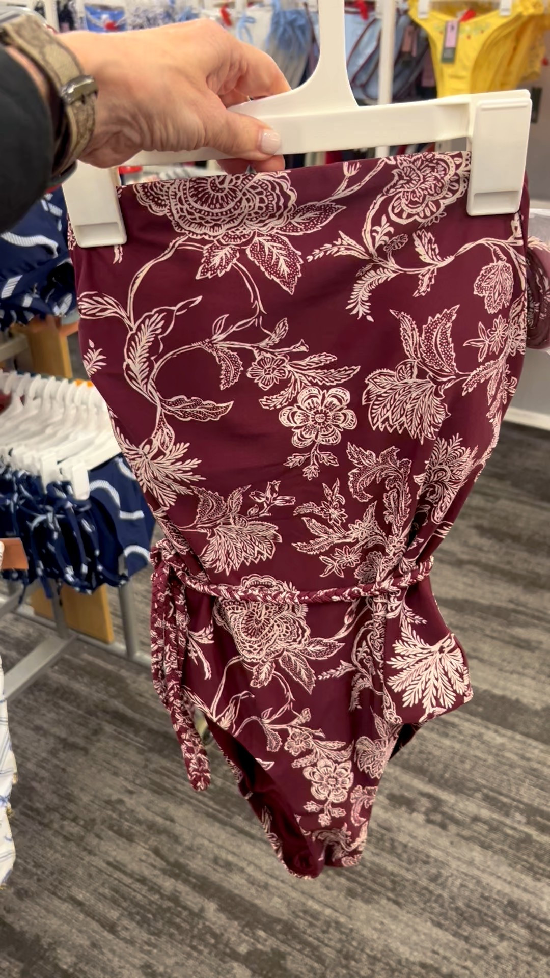 red and white swimsuit, floral swimsuit, one piece swimsuit, beach outfit, pool outfit 

#LTKSeasonal #LTKootd #LTKFindsUnder50