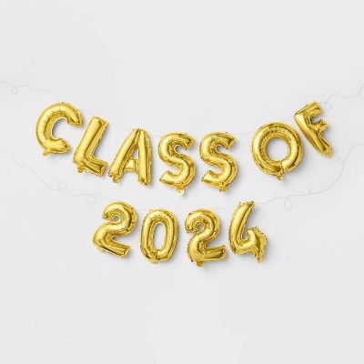 Graduation Foil Balloon "Class of 2024" - Spritz™ | Target
