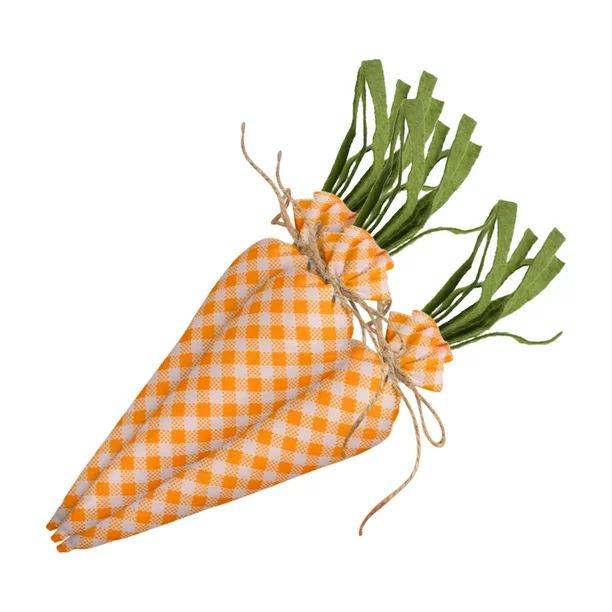Easter Decorations - Chiccall 3PC Easter Artificial Carrots Fabric Vegetables Home Festival Decor... | Walmart (US)