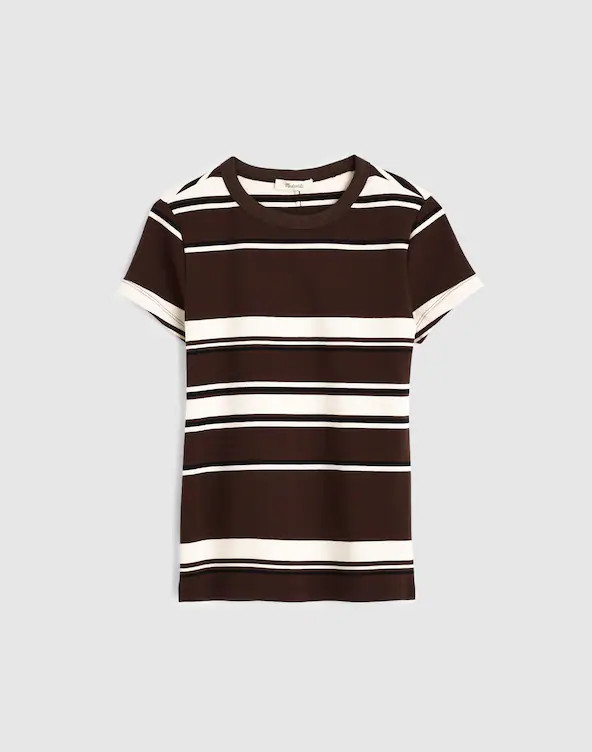 The '90s Crewneck Tee in Compact Cotton | Madewell