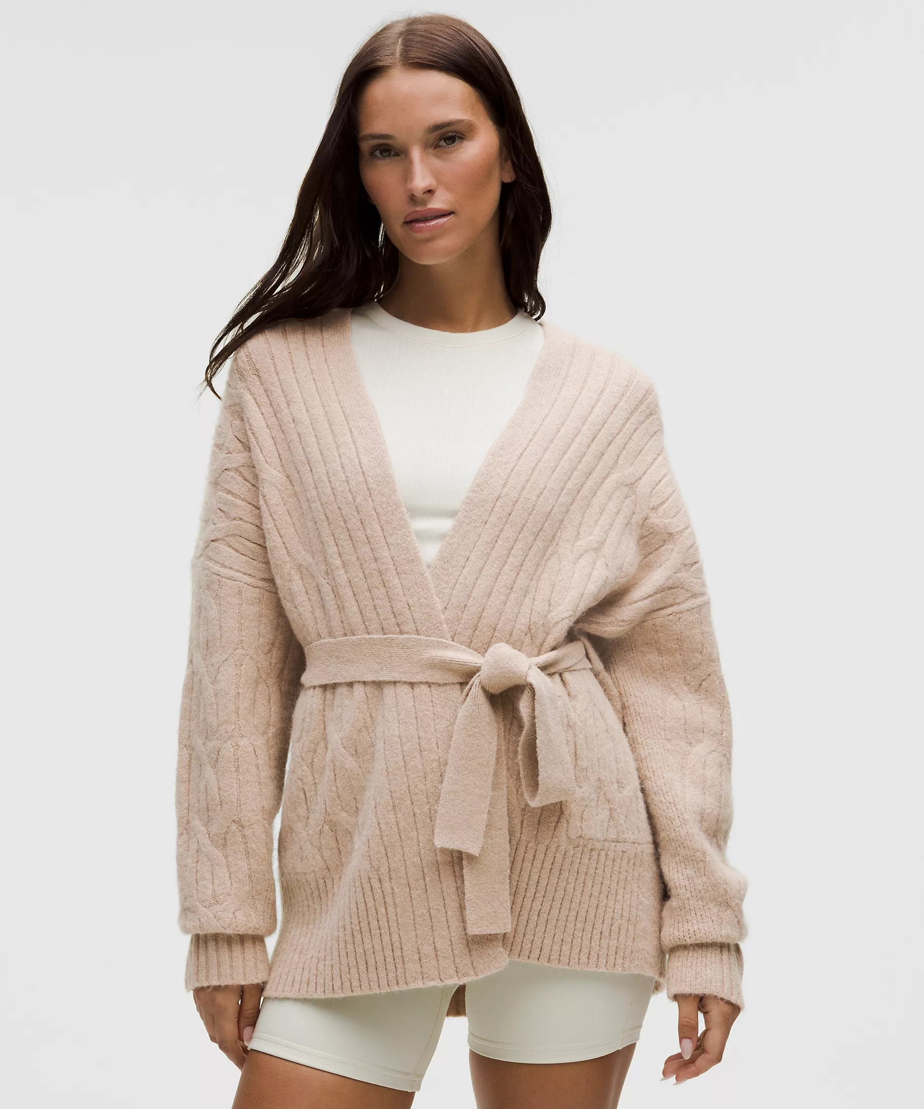 Alpaca-Blend Tie-Front Long Cardigan | Lululemon (US)