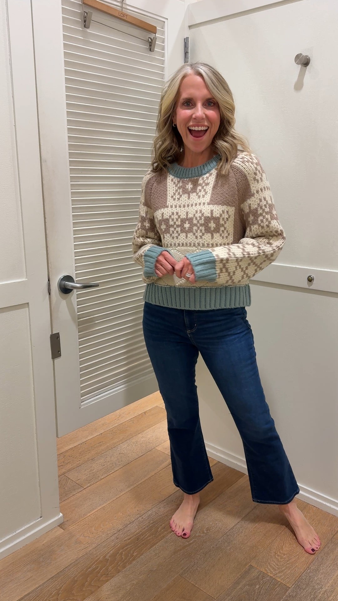 I love a cropped sweater moment. Super soft and the fit is darling. Wearing XS and jeans 26

#LTKOver40 #LTKGiftGuide #LTKFindsUnder50