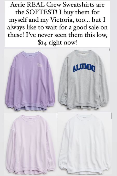 Don’t miss this sale!!! Grab any one of these! They’re so comfy and the perfect sweatshirt for chilling in! 

#LTKStyleTip #LTKFindsUnder50