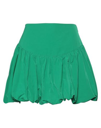Gina Gorgeous Woman Mini skirt Green Size 4 Polyester, Cotton | YOOX (US)