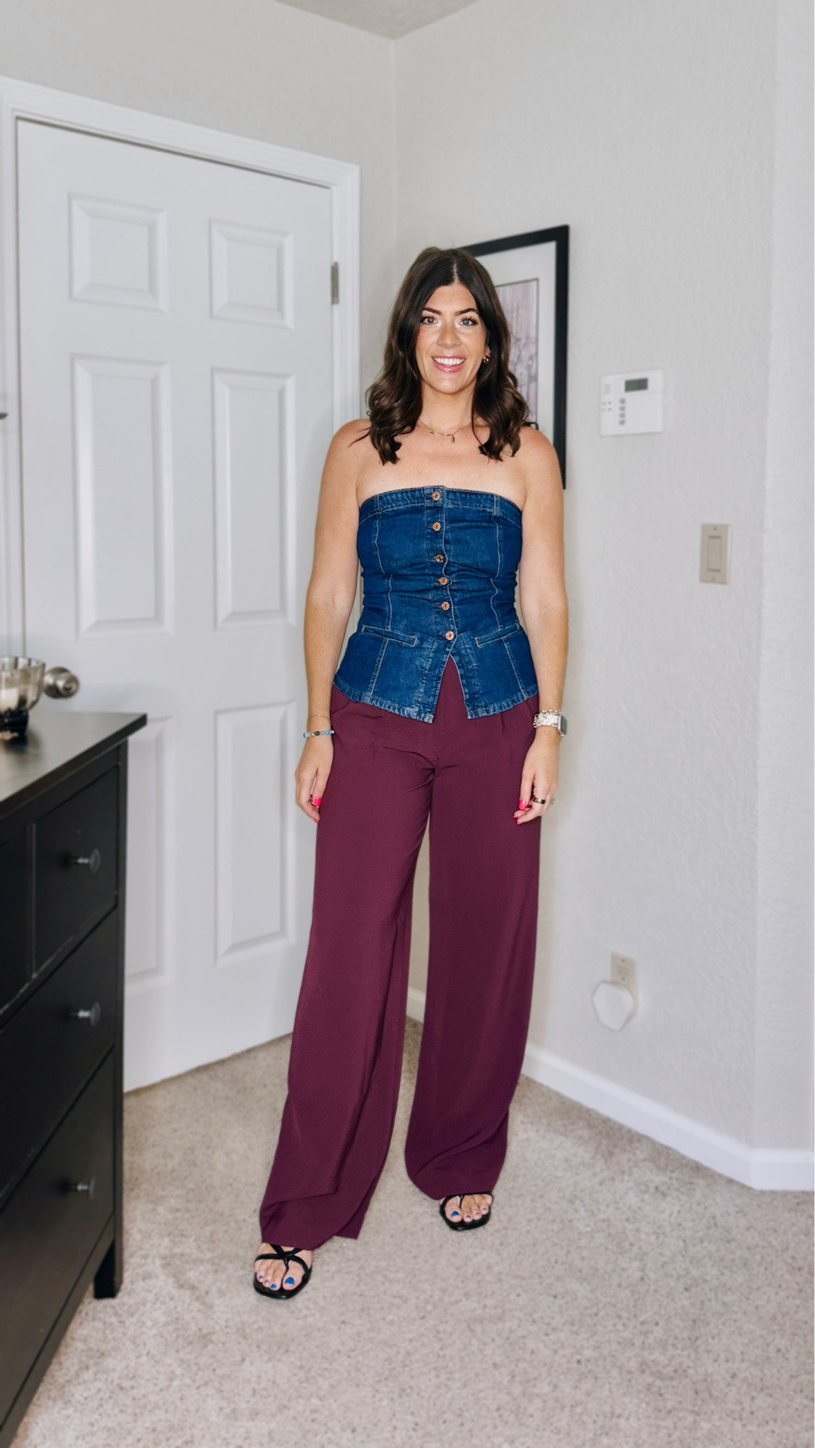 Gap try on
In an 8 tall denim top- need a regular length
In an 8 tall trouser 

#LTKMidsize #LTKStyleTip #LTKWorkwear