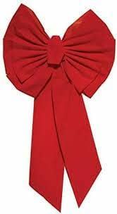 Rocky Mountain Goods Red Christmas Bow Extra Large 35” by 18” - 11 Looped Waterproof Velvet L... | Amazon (US)