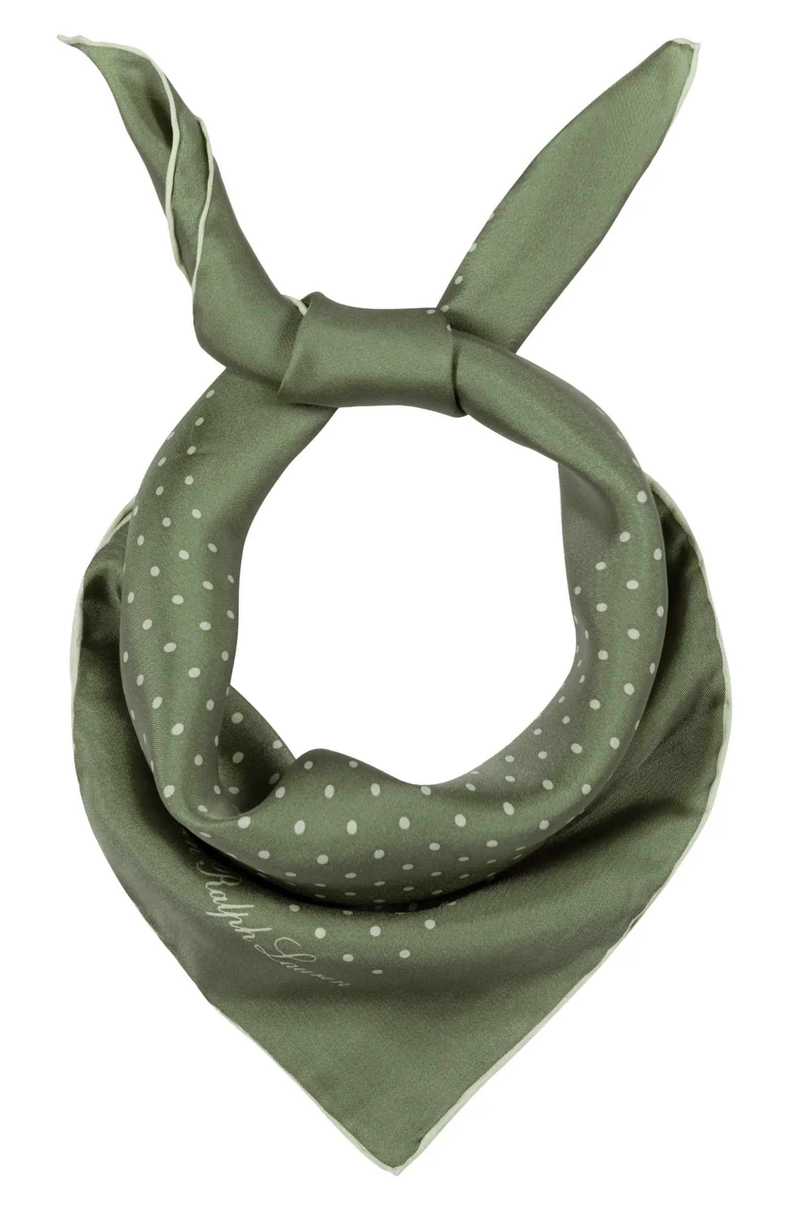 Polka Dot Square Silk Scarf | Nordstrom