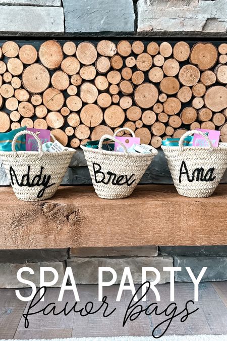 Spa Party Favor Bags ✨

Addy is turning SEVEN. I cannot believe it! We are celebrating this weekend with a spa party sleepover with her two best girlfriends! 

Here’s a peek inside their favor bags ✨ everything is linked in Stories and on LTK!
