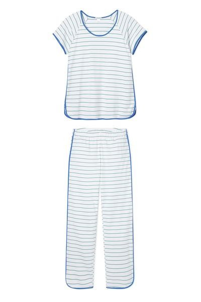 Pima Short-Long Set in Pasture | LAKE Pajamas