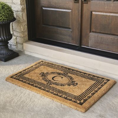 Estate Monogrammed Coco Door Mat | Frontgate