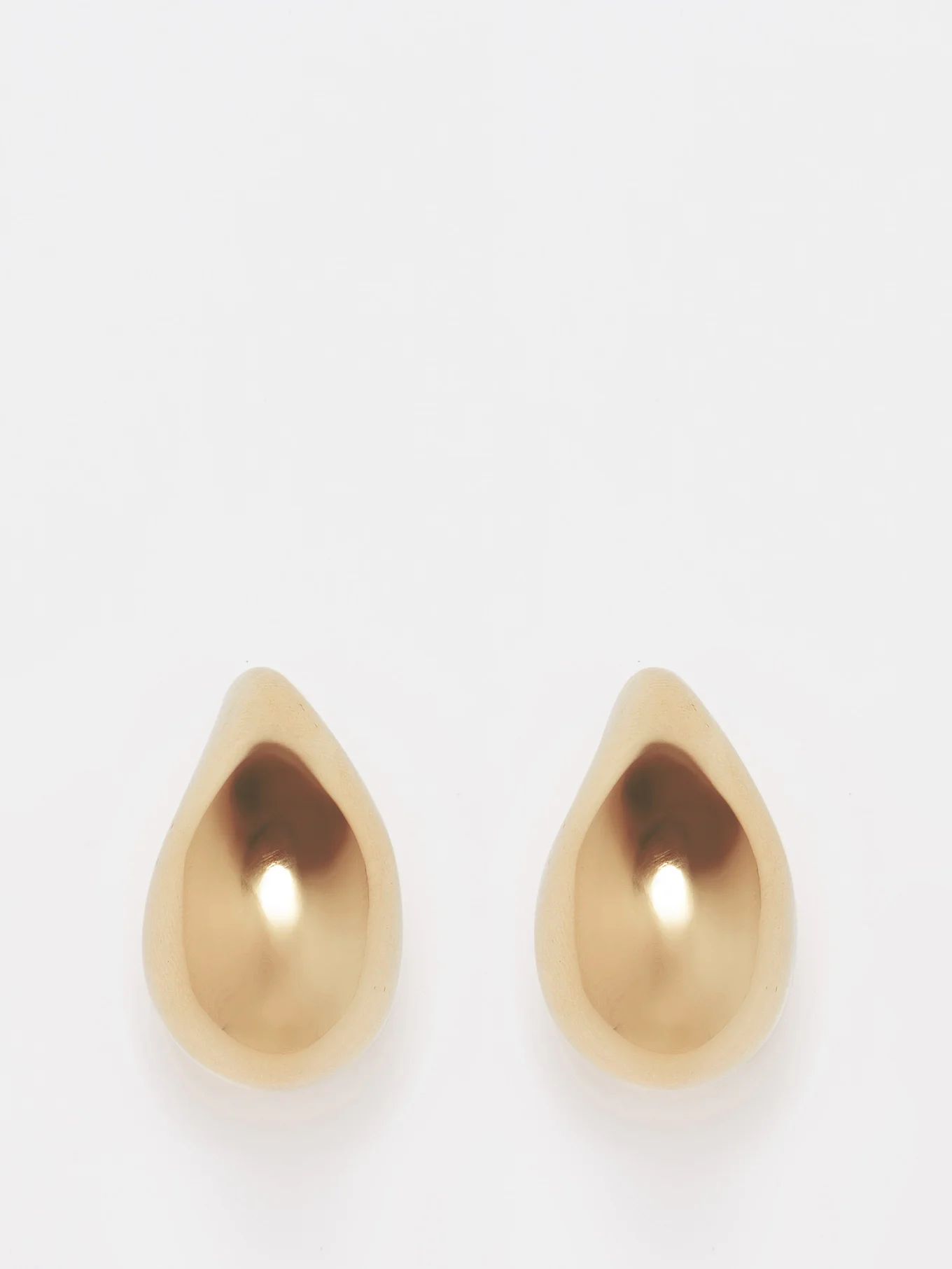 Drop gold-plated earrings | Bottega Veneta | Matches (UK)