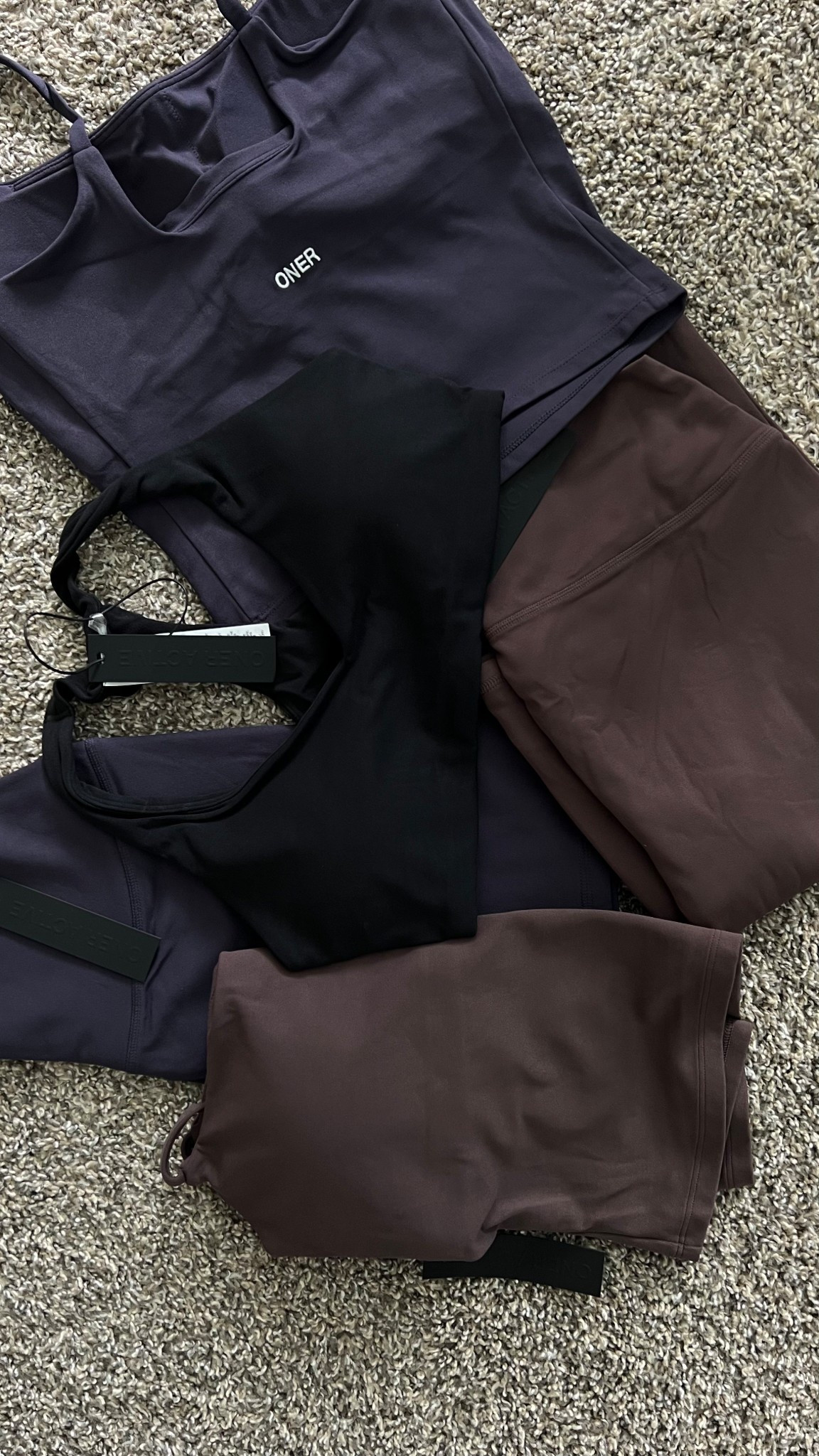 Bra + tops: small
Shorts + pants: medium

I got the regular length for the bottoms. I have the long length too but feel like they are too long most of the time. 

I’m 5’8” for reference!

#LTKStyleTip #LTKFindsUnder100 #LTKActive