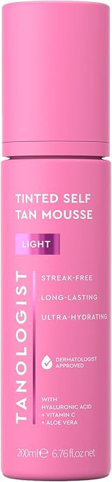 Tanologist Light Self Tan Mousse, Tinted Self-Tanning Mousse, Streak-Free, Glow, No Fake Tan Smel... | Amazon (US)