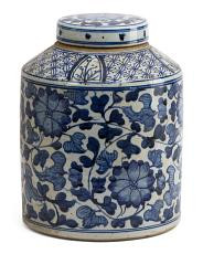9x13 Porcelain Dynasty Twist Vine Tea Jar With Lid | Home | TJ Maxx | TJ Maxx