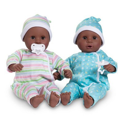 Melissa & Doug Mine to Love - Tyler & Taylor Twins: Articulated Dolls, Emotional Development, Soft Body, Removable Clothes | Target