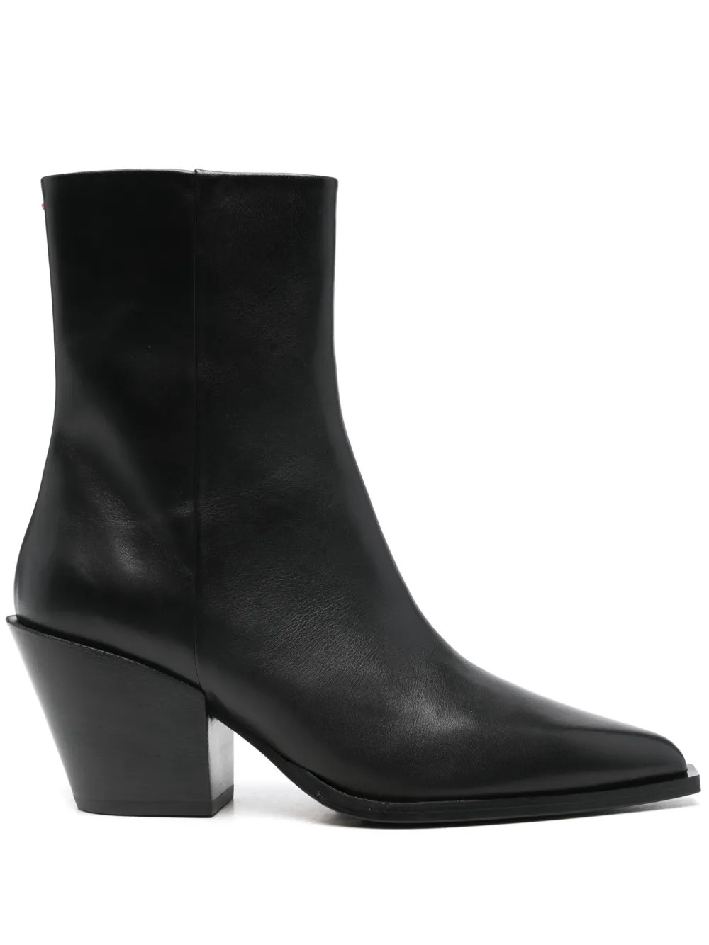 Aeyde | 80mm Leather Ankle Boots | Black | FARFETCH | Farfetch Global
