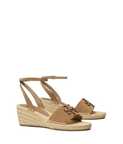 Tory Burch Women's INES Wedge Espadrille 50MM, Ceramic Taupe, Off White, 8.5 Medium US | Amazon (US)
