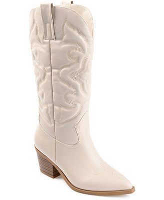 Journee Collection Women's Chantry Cowboy Boots - Macy's | Macy's