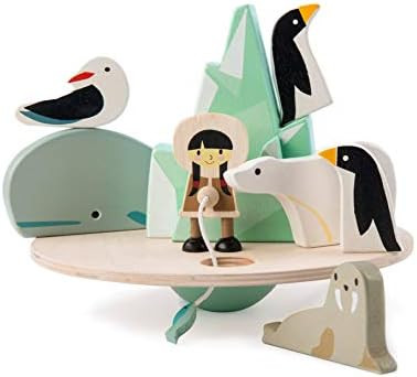 Tender Leaf Toys - Balancing Arctic Circle - 8 Piece Wooden Stacking and Balancing Toy & Educational | Amazon (US)