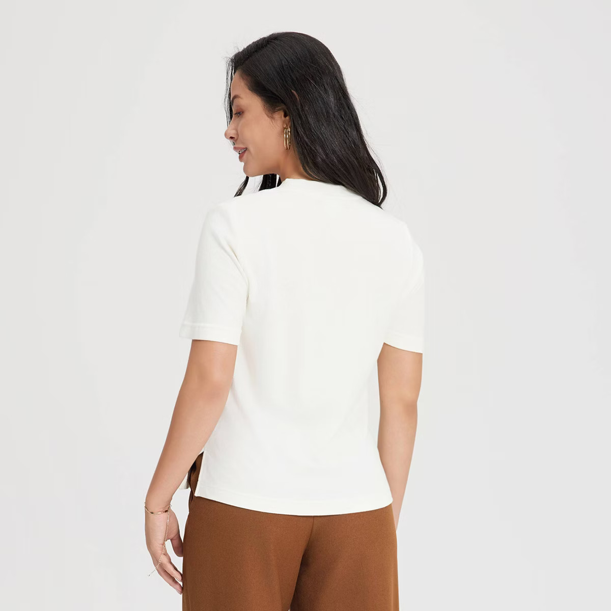 Women's Short Sleeve Wool-Blend T-Shirt - A New Day™ | Target